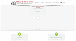 Desktop Screenshot of chateau-monte-cristo.com